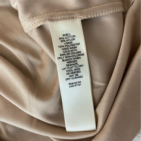 Eliza J emerald green lace shift dress with nude lining - Picture 10 of 11